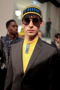 Backstage at Fendi Men's Fall 2017