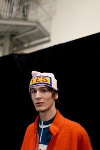 Backstage at Fendi Men's Fall 2017