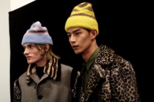 Backstage at Fendi Men's Fall 2017