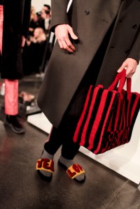 Backstage at Fendi Men's Fall 2017