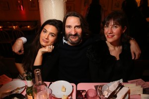 Frédéric Beigbeder, Lara Micheli Beigbeder and Natacha Polaert