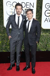Golden Globe Awards 2017: Diego Luna and Gael Garcia Bernal in Dior Homme