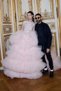 Backstage at Giambattista Valli Couture Spring 2017