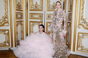Backstage at Giambattista Valli Couture Spring 2017