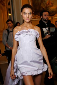 Backstage at Giambattista Valli Couture Spring 2017
