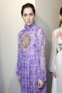 Backstage at Giambattista Valli Couture Spring 2017