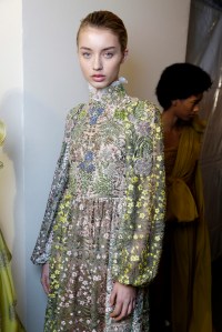 Backstage at Giambattista Valli Couture Spring 2017