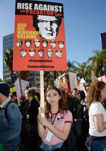 Rowan Blanchard at Women's March in L.A.