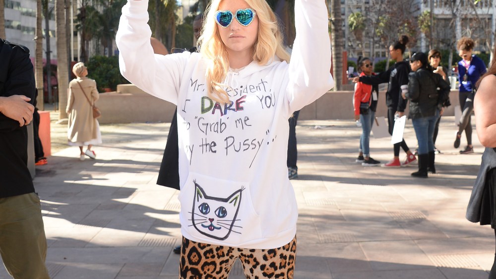 Ke$ha at Women's March in L.A.