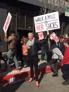 Dean Heezen at Women's March in L.A.