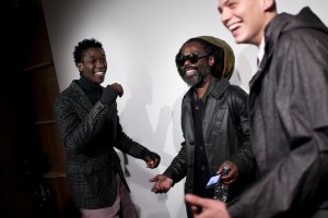 Backstage at Oliver Spencer Men's Fall 2017