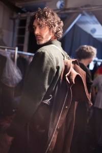 Backstage at Oliver Spencer Men's Fall 2017