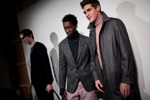 Backstage at Oliver Spencer Men's Fall 2017