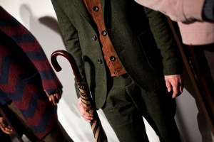 Backstage at Oliver Spencer Men's Fall 2017