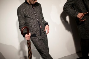 Backstage at Oliver Spencer Men's Fall 2017