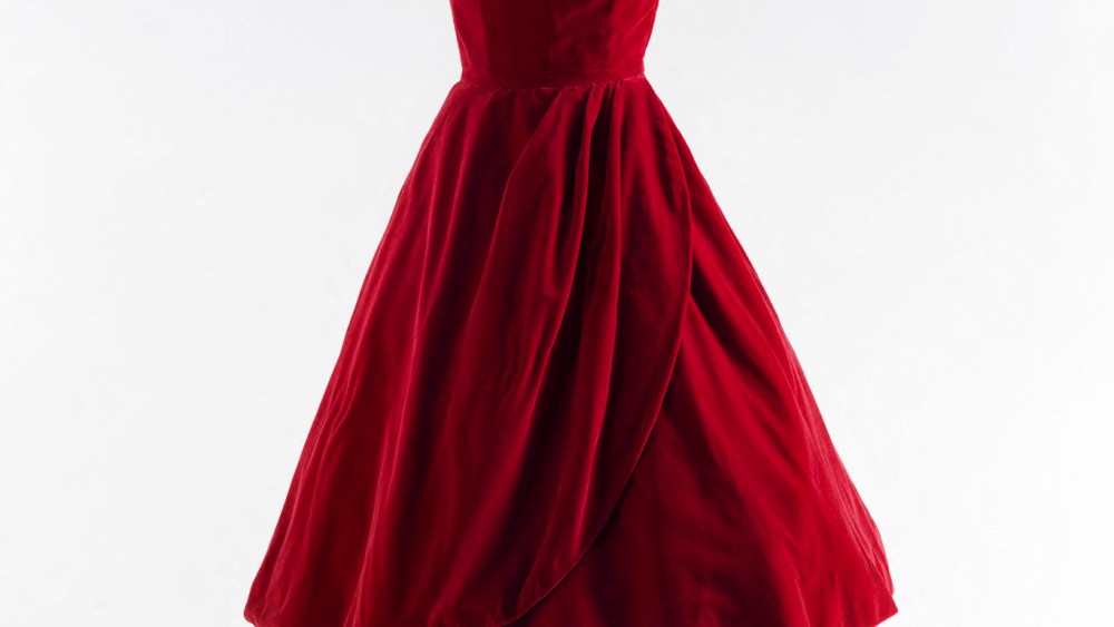 An item from Dalida’s wardrobe on exhibition at Palais Galleria