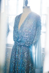 Jenny Packham robe for Dita von Teese