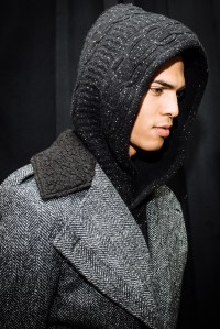 Backstage at Joseph Abboud Men's Fall 2017