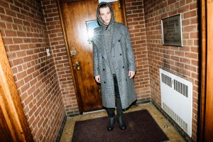 Backstage at Joseph Abboud Men's Fall 2017