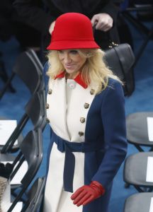 Trump Inauguration Gallery Kellyanne Conway in Gucci coat