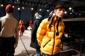 Backstage at Kenzo Men's Fall 2017