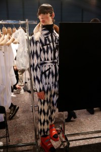 Backstage at Kenzo Men's Fall 2017