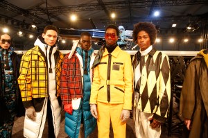 Backstage at Kenzo Men's Fall 2017