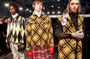 Backstage at Kenzo Men's Fall 2017