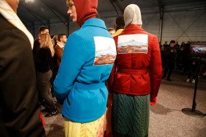 Backstage at Kenzo Men's Fall 2017