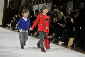 Kids on the runway at Bonpoint