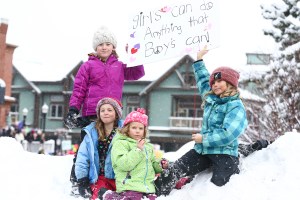 Womens' March on Main at Sundance 2017