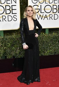 Golden Globes 2017: Kristen Bell in Jenny Packham