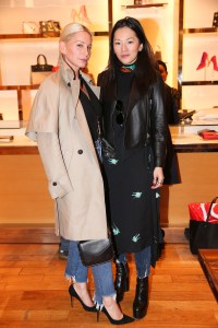 Jennifer Fischer & Tina Leung at the New York Saks 5th Avenue store.