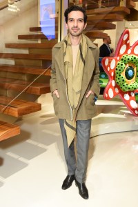 Imran Amed at the New York 5th Avenue Louis Vuitton store.