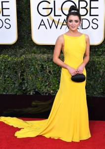 Maisie Williams Golden Globes 2017