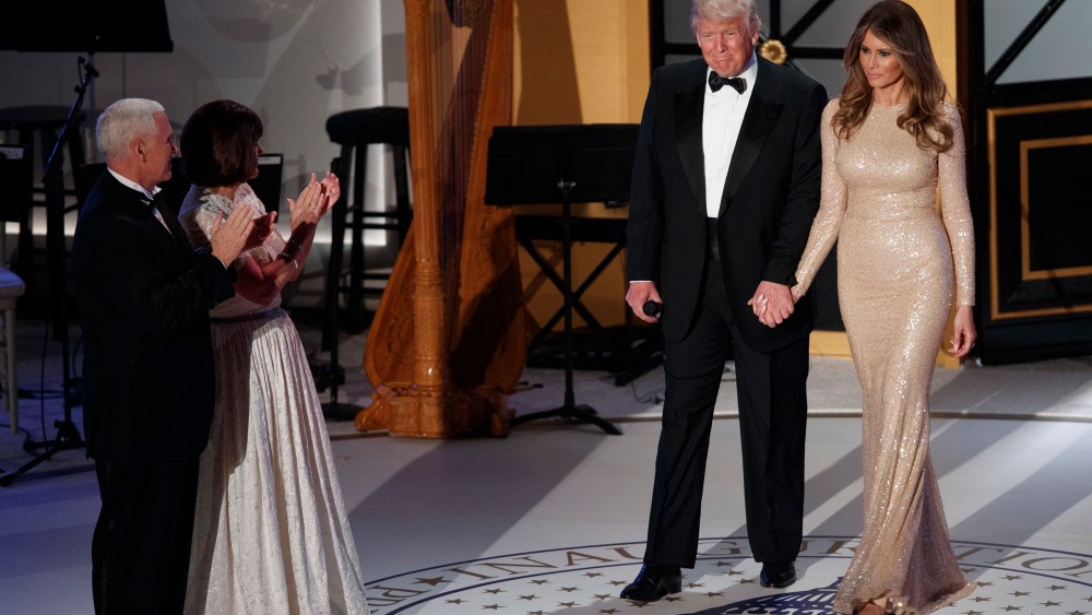 Melania Trump Sporting Reem Acra at D.C. Dinner