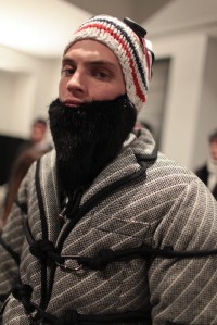 Backstage at Moncler Gamme Bleu Men's Fall 2017