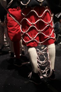 Backstage at Moncler Gamme Bleu Men's Fall 2017