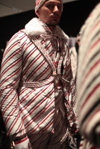 Backstage at Moncler Gamme Bleu Men's Fall 2017