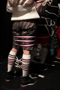 Backstage at Moncler Gamme Bleu Men's Fall 2017