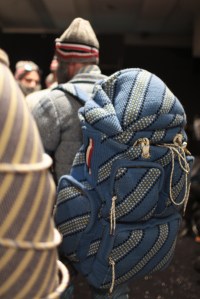 Backstage at Moncler Gamme Bleu Men's Fall 2017