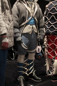 Backstage at Moncler Gamme Bleu Men's Fall 2017