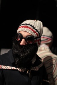 Backstage at Moncler Gamme Bleu Men's Fall 2017