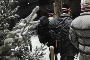 Backstage at Moncler Gamme Bleu Men's Fall 2017