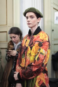 Backstage at Moschino Men's Fall 2017