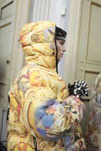 Backstage at Moschino Men's Fall 2017