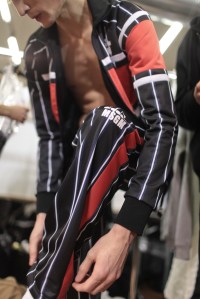 Backstage at MSGM Men's Fall 2017