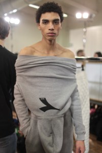 Backstage at MSGM Men's Fall 2017