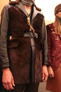 Backstage at Prada Men's Fall 2017