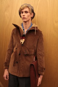 Backstage at Prada Men's Fall 2017